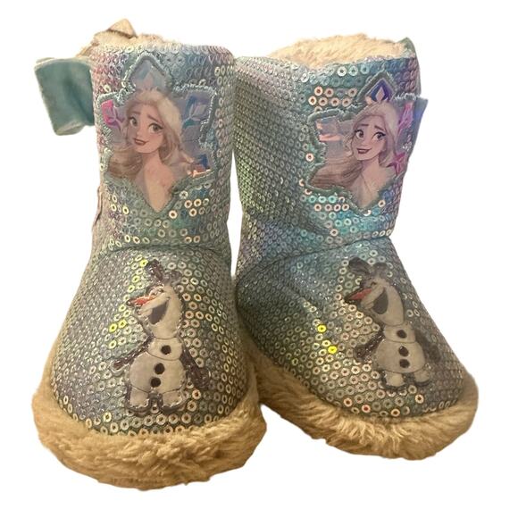 Toddler soft boots, size 5-6, Disney Frozen Boots - Picture 1 of 3